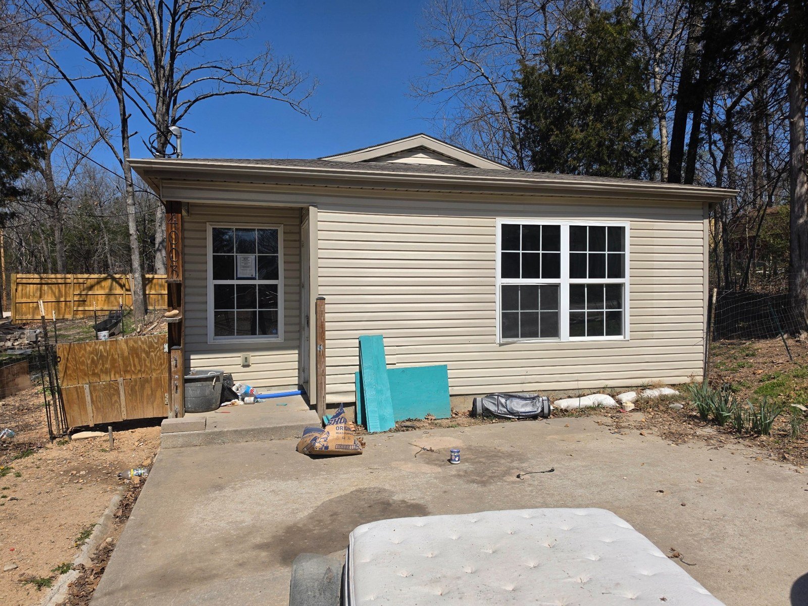Home exterior before renovation